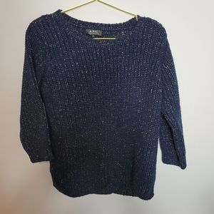 Medium APC Navy Gold Metallic Sweater